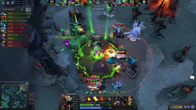 Mushi gets a triple kill!