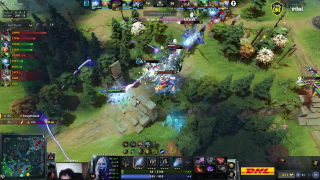 Arteezy gets a triple kill!