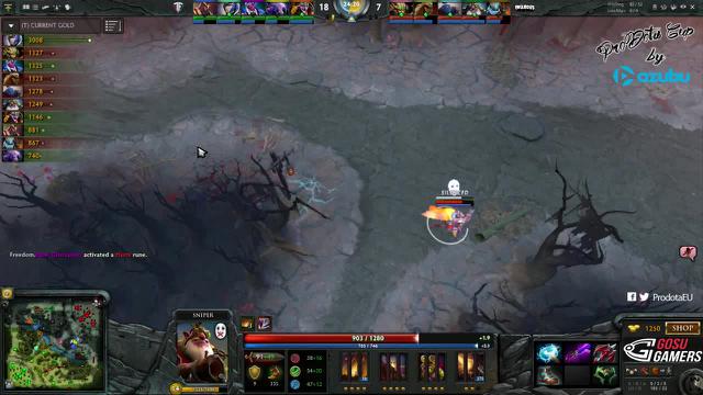 Team Freedom Dota 2 gets 2 kills!