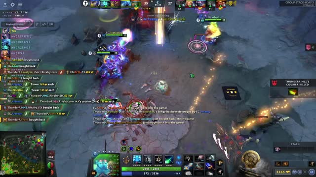 Arteezy gets a double kill!