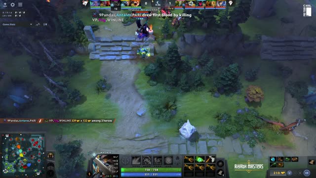 9Pandas.Antares takes First Blood on VP.Fng!
