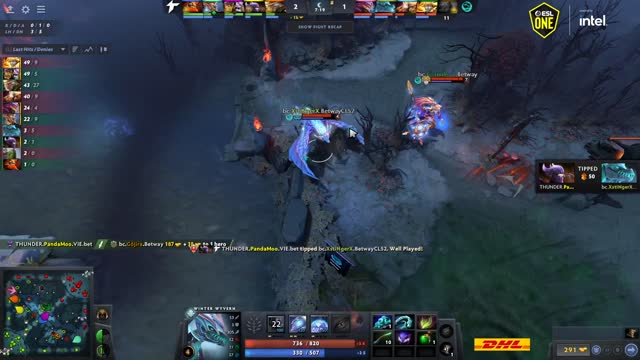 THUNDER gets 2 kills!
