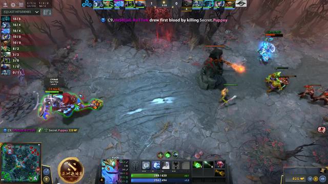 DB.HeStEJoE-RoTTeN takes First Blood on Puppey!