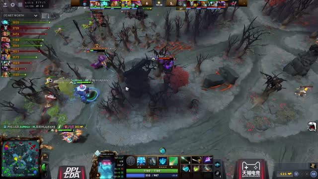 PSG.LGD.Maybe gets a double kill!