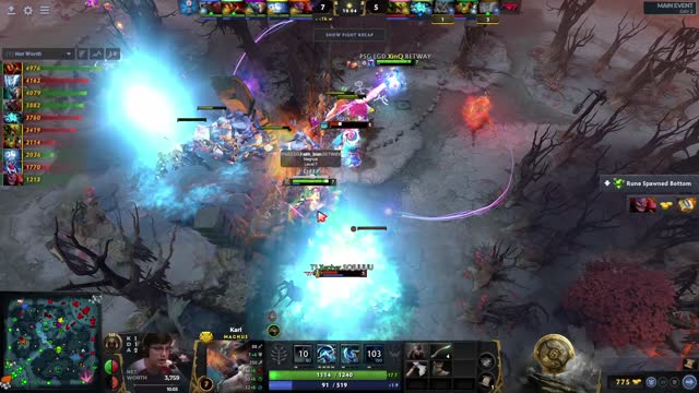 PSG.LGD.NothingToSay kills T1.Karl!