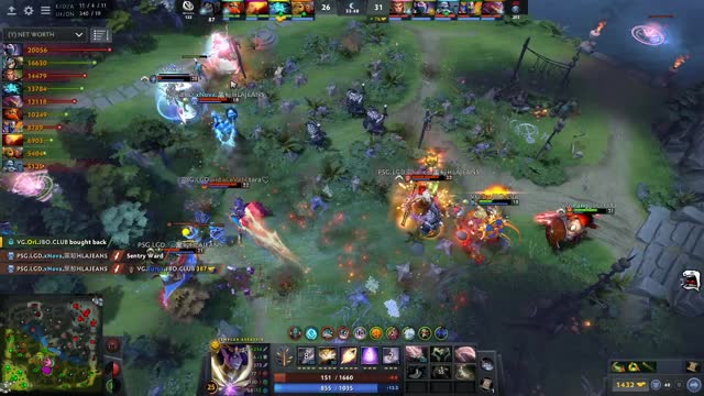 PSG.LGD teamwipes VG!