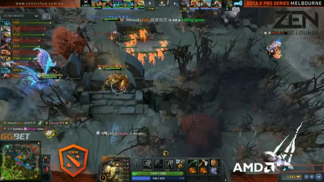 Mineski gets 2 kills!