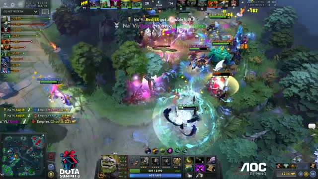 Na'Vi.RodjER gets a double kill!