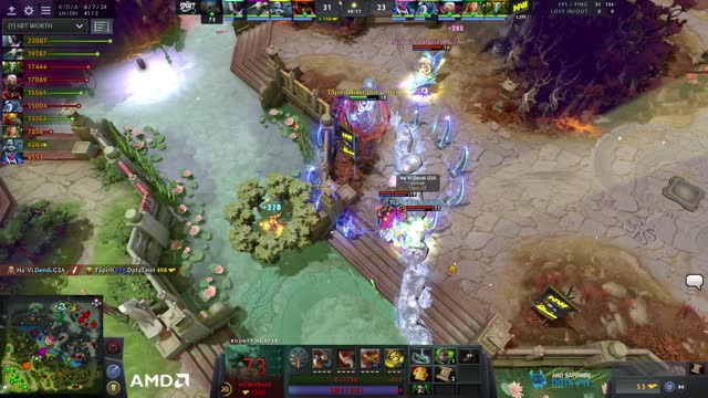 Na`Vi.Dendi gets a double kill!