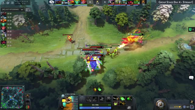 Fnatic.Universe takes First Blood on EG.Arteezy!