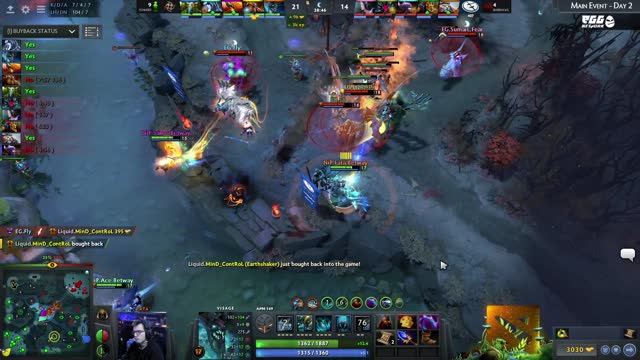 EG.Arteezy gets a double kill!