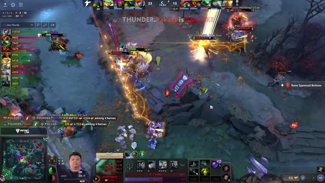 PSG.LGD.Faith_bian gets a double kill!