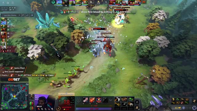 Fnatic.Jabz takes First Blood on Beastcoast.K1 Hector!