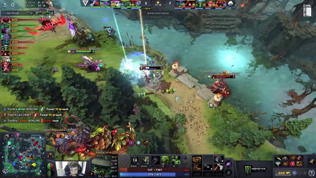 Topson kills TSpirit.Larl!