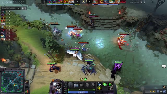 LGD.xNova takes First Blood on VGJ.T.Fade!