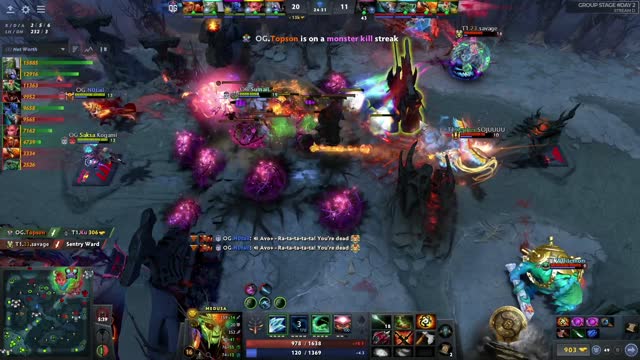 OG.Topson gets a triple kill!