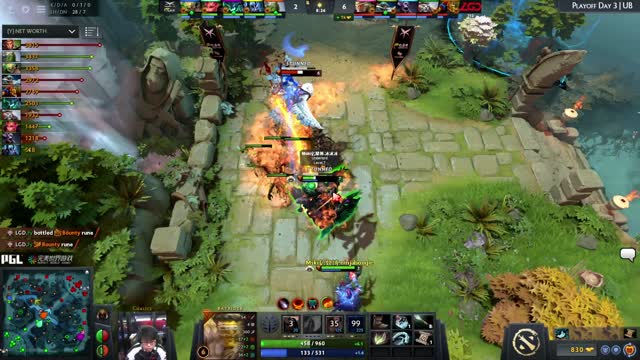 LGD gets 4 kills!