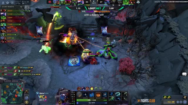 topson's triple kill leads to a team wipe!