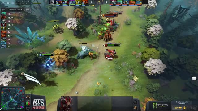 Newbee.Yawar takes First Blood on EG.Cr1t-!