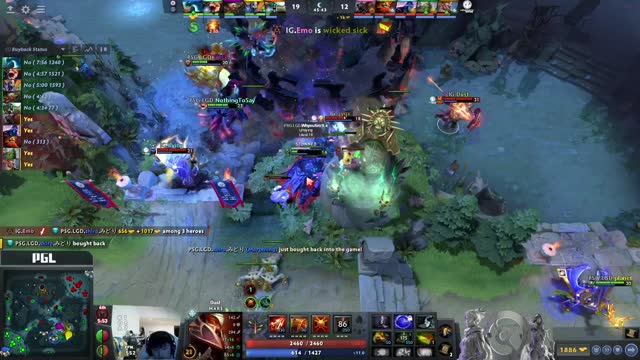 PSG.LGD and IG each lose 2!