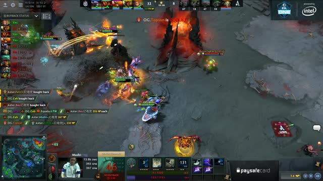 Topson gets a double kill!