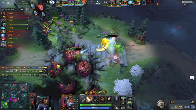 EG.Arteezy gets a double kill!