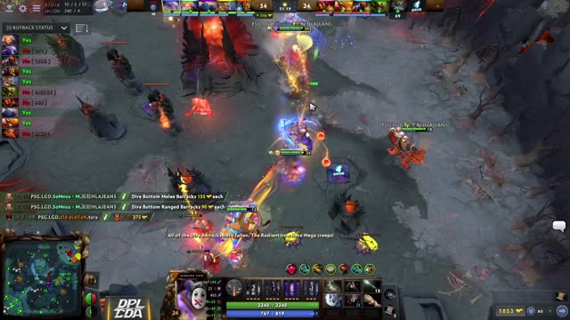 PSG.LGD teamwipes Sirius!