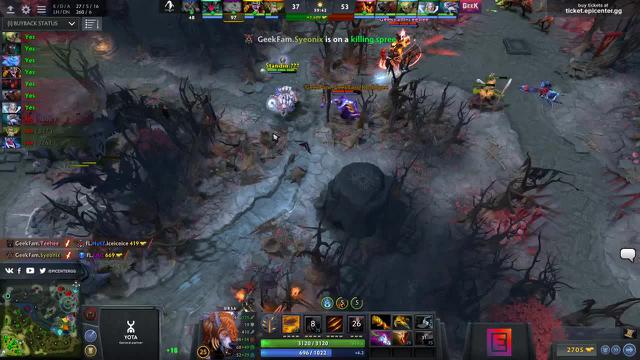 Syeonix gets a triple kill!