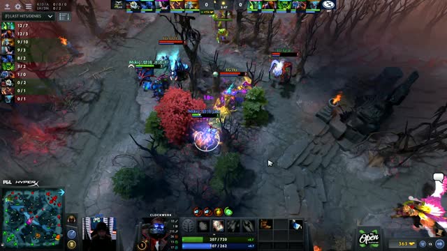 EG.Arteezy takes First Blood on Mski.Jabz!