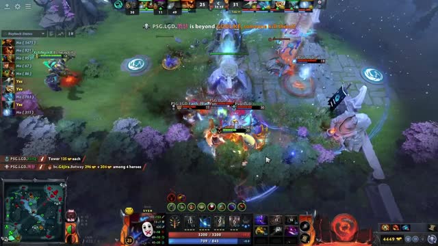 PSG.LGD gets 2 kills!