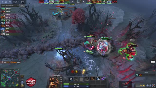 LGD.fy takes First Blood on LFY.- ah fu -!