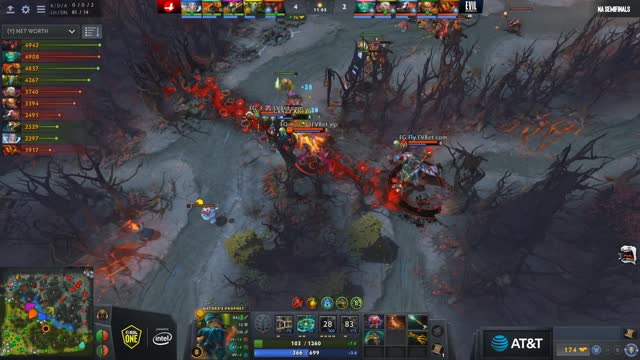 EG.Arteezy kills Chaos.KheZu!