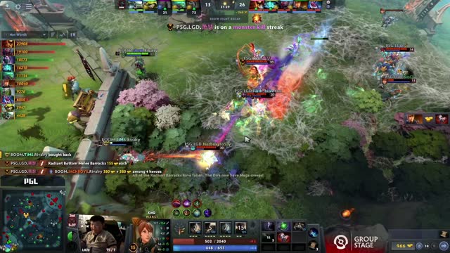 PSG.LGD.NothingToSay gets a double kill!