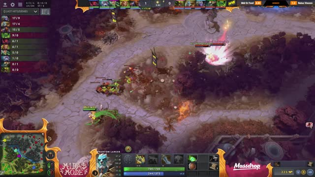 Na`Vi.Dendi kills Gorgc!