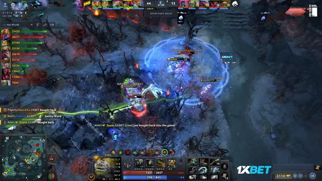 NAVI gets 2 kills!