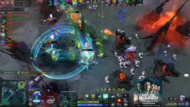 Newbee.Sccc gets a triple kill!