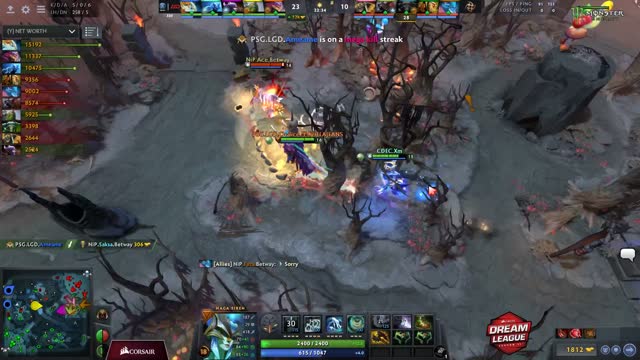 PSG.LGD gets 2 kills!