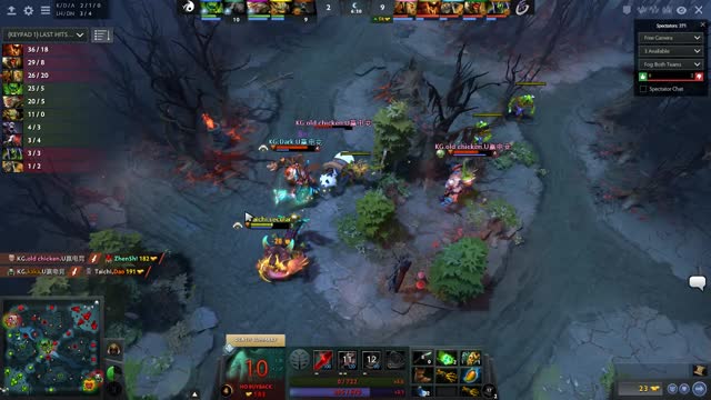 EHOME.old chicken gets a double kill!