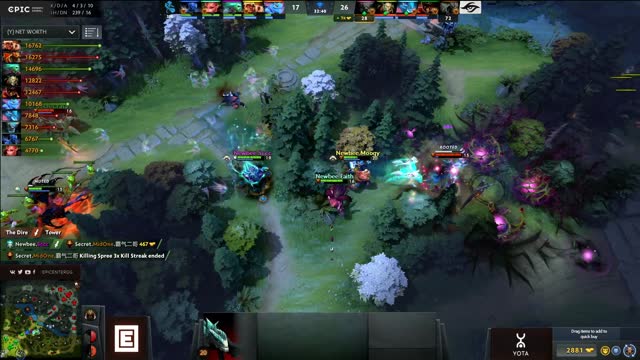 Newbee.Sccc gets a double kill!