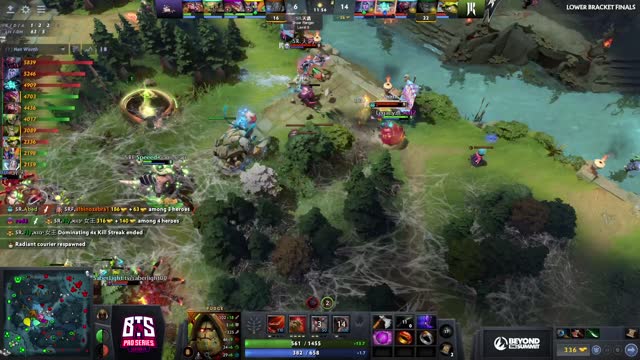 Arteezy gets a double kill!