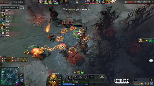 Benhur gets a triple kill!