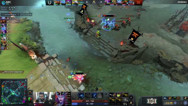 Fnatic.Raven takes First Blood on Carlo!