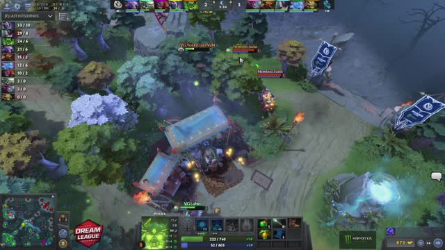 Newbee.Faith kills VG.eLeVeN!