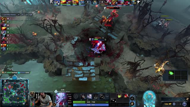 Arteezy takes First Blood on n1ght!