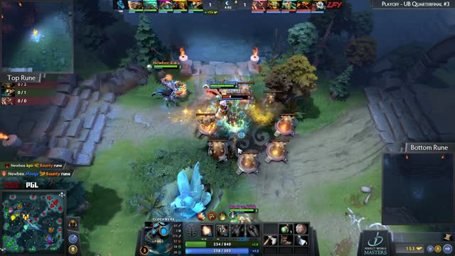 Newbee.kaka kills LFY.inflame!