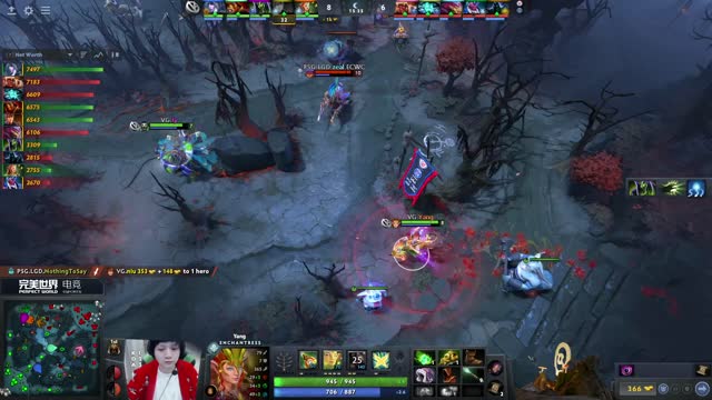 PSG.LGD.NothingToSay gets a double kill!