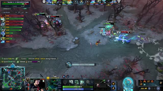 Topson gets a double kill!