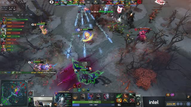 Arteezy gets a double kill!