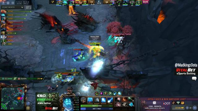 Armel gets a triple kill!