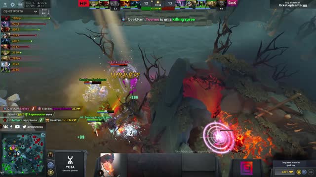 Benhur gets a triple kill!